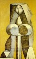 Mujer debutante 1946 Cubismo